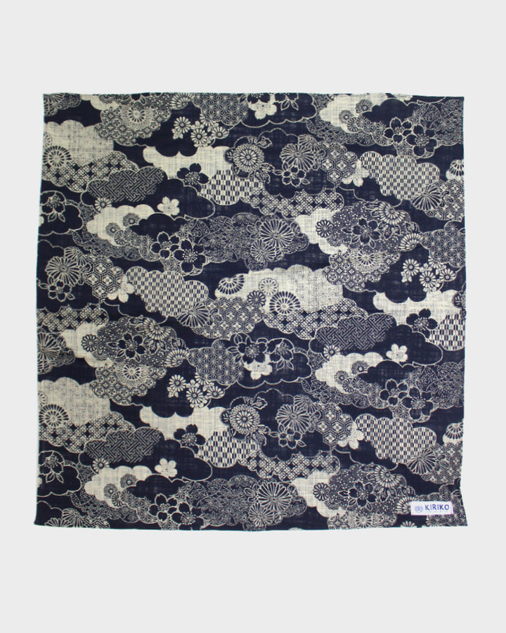 Kiriko Original Bandana, Classic, Dark Indigo Kumogakure