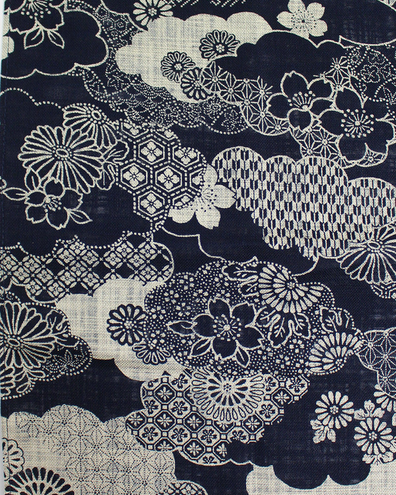 Kiriko Original Bandana, Classic, Dark Indigo Kumogakure