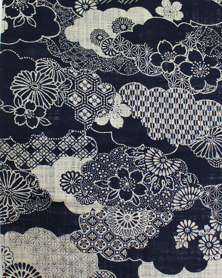 Kiriko Original Bandana, Classic, Dark Indigo Kumogakure