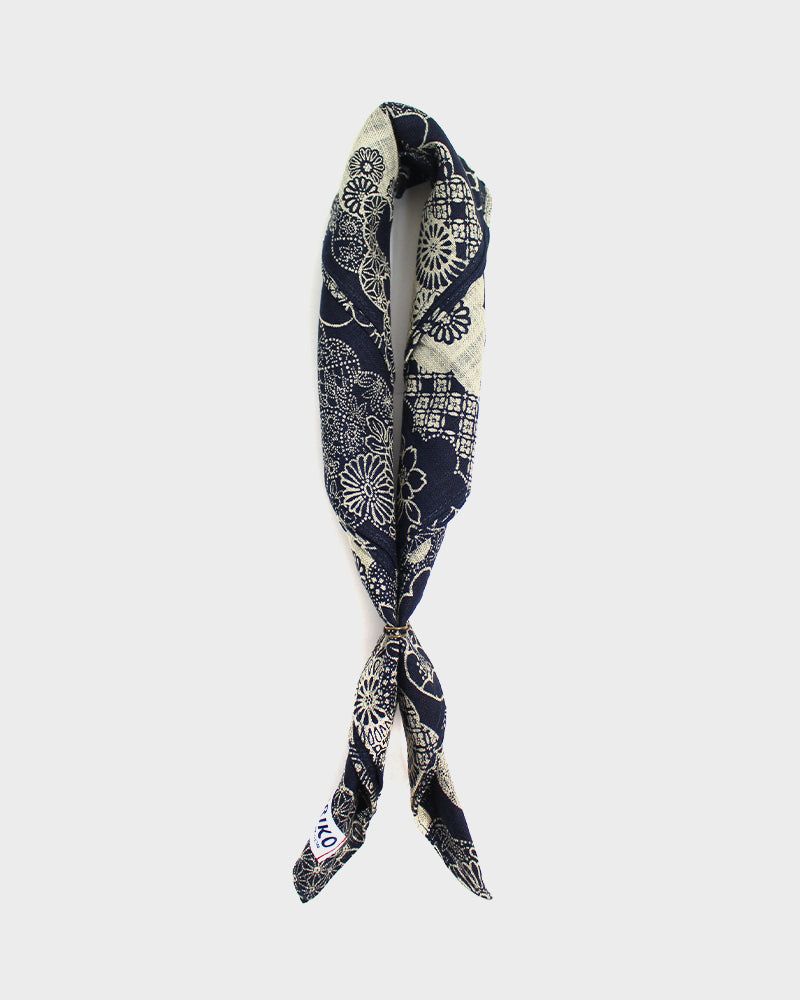Kiriko Original Bandana, Classic, Dark Indigo Kumogakure