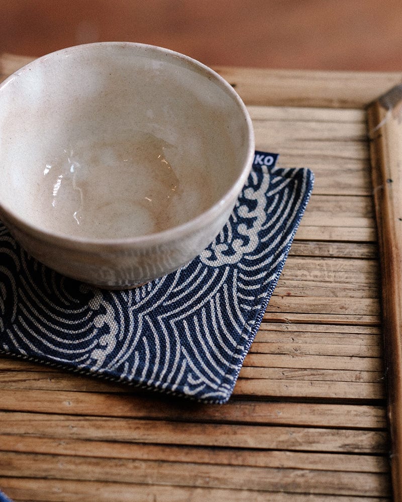 Kiriko Original Coaster, Indigo Nami