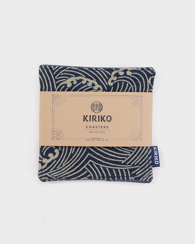 Kiriko Original Coaster, Indigo Nami