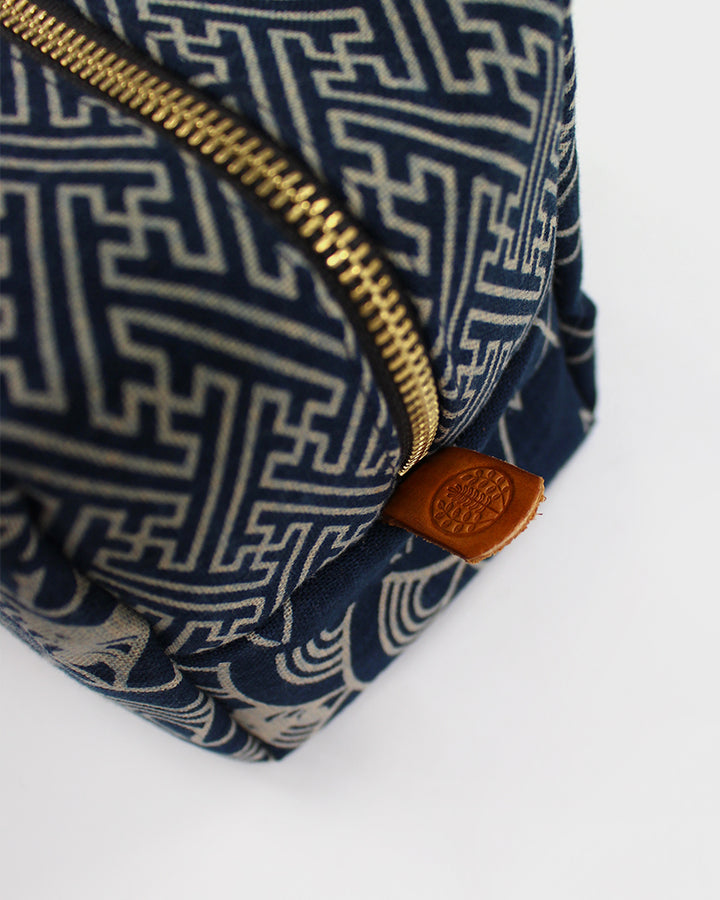 Kiriko Original Dopp Kit, Indigo Large Multi