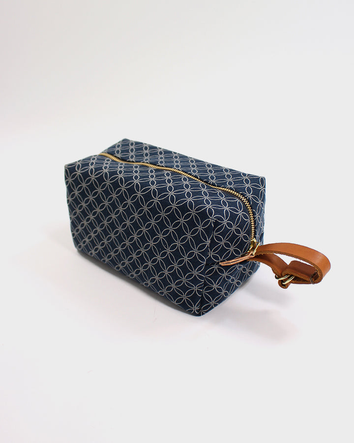 Kiriko Original Dopp Kit, Indigo Shippou