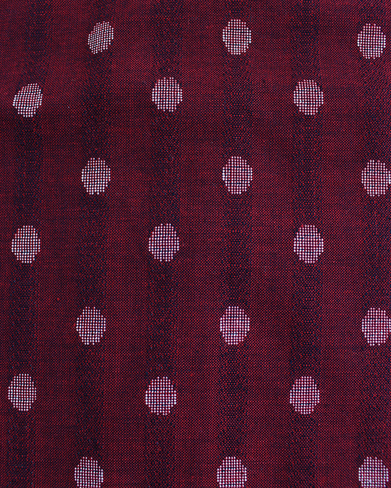 ToK Pocket Dress, Oversized, Red with Polka Dots