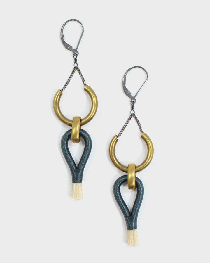 Boet, Earrings, Lux, Peacock and Blonde
