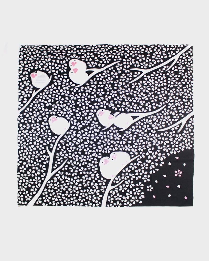 Modern Furoshiki, Nassen, Sakura and Bunchou, Black and White
