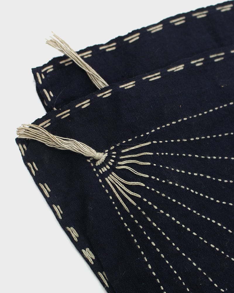 Vintage Furoshiki Indigo with Sashiko