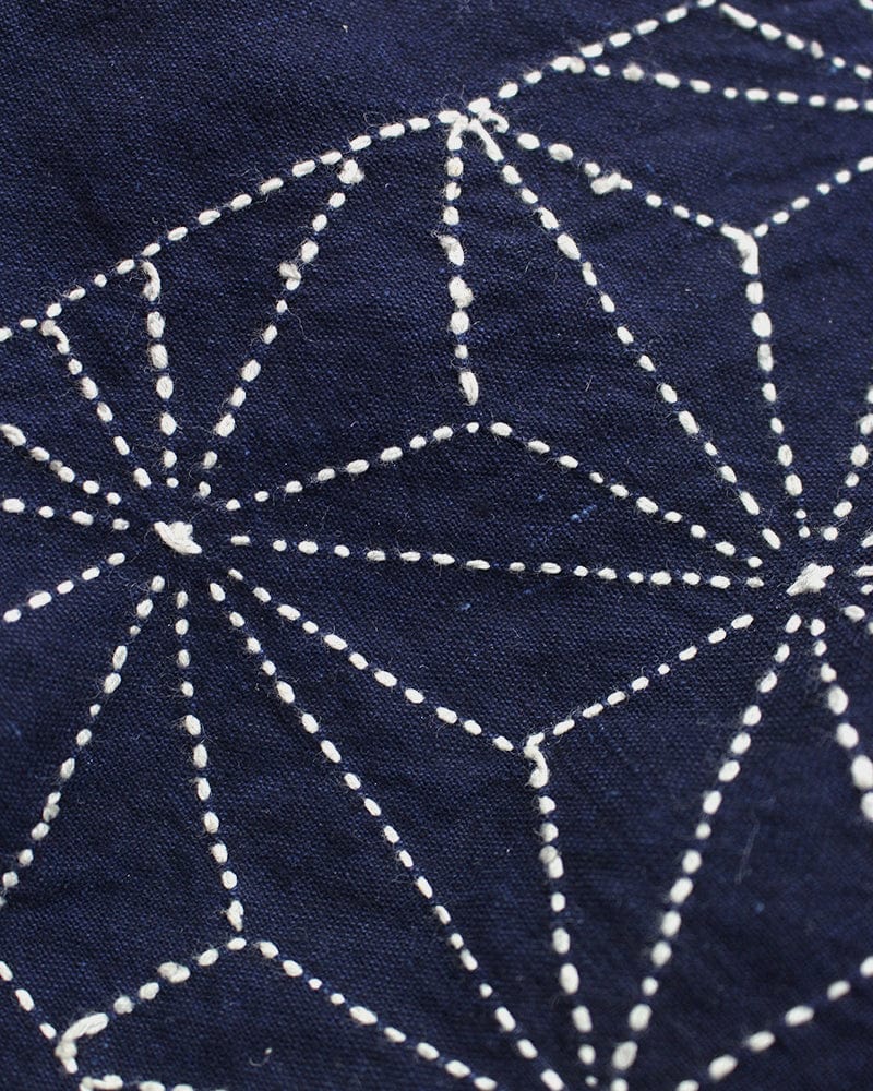 Vintage Furoshiki Indigo with Sashiko