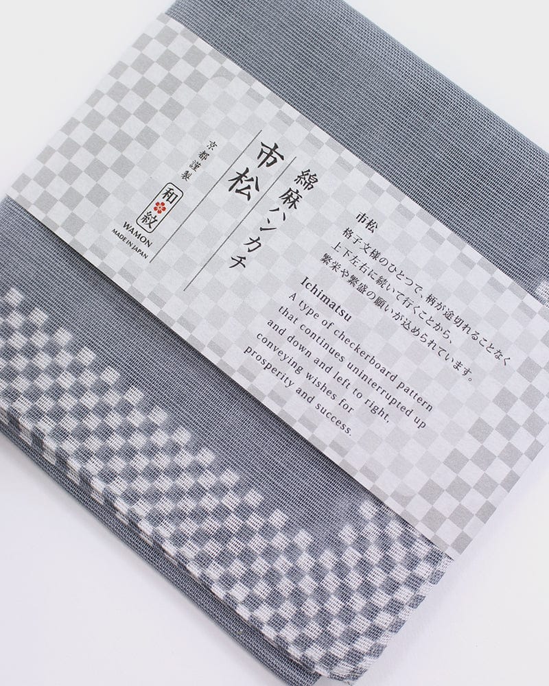 Japanese Handkerchief, Classic, Menasa, Ichimatsu