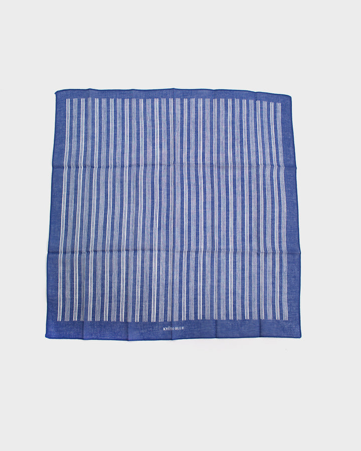 Japanese Handkerchief, Classic, Kyoto Blue, Shima