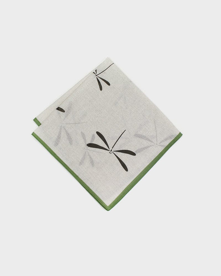 Japanese Handkerchief, Classic, Green & Brown Tonbo