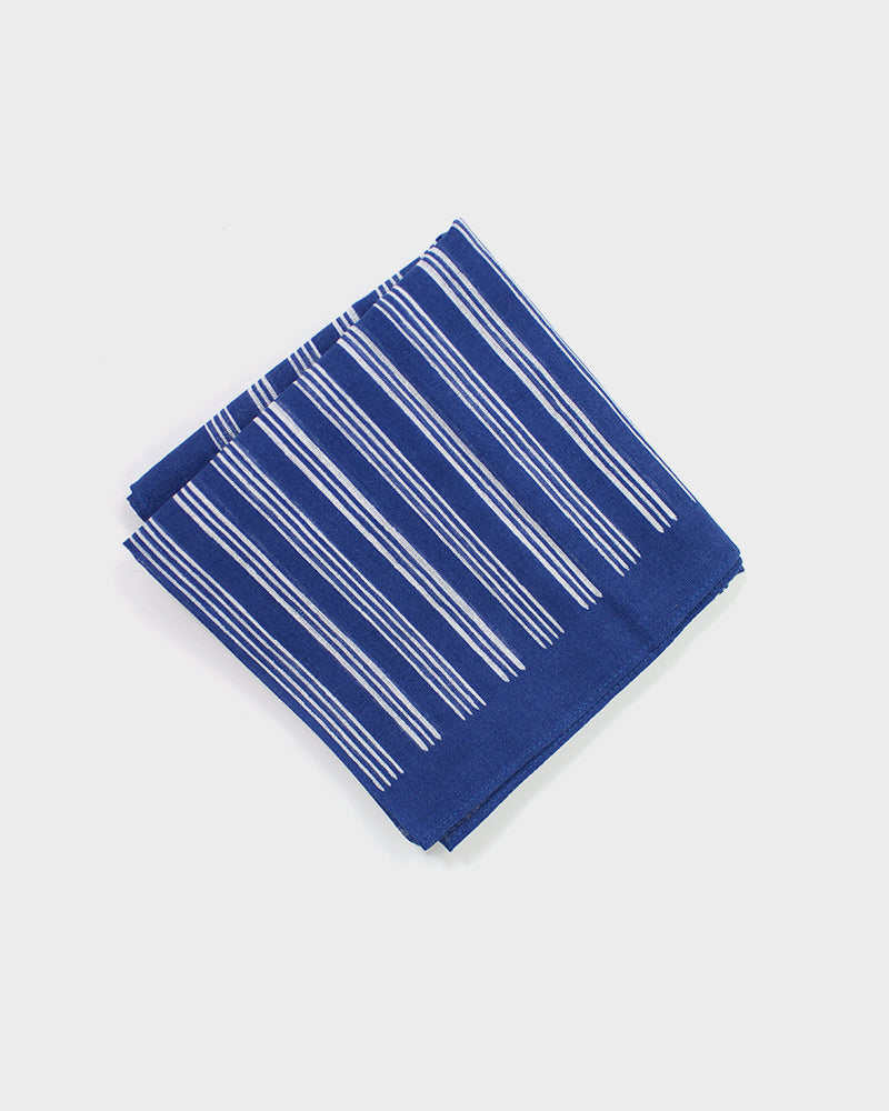 Japanese Handkerchief, Classic, Kyoto Blue, Shima
