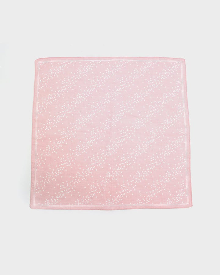 Japanese Handkerchief, Classic, Hannari, Haizakura-Iro