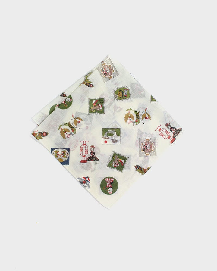 Japanese Handkerchief, Classic, Takeo Takei Woodblock Print Collection