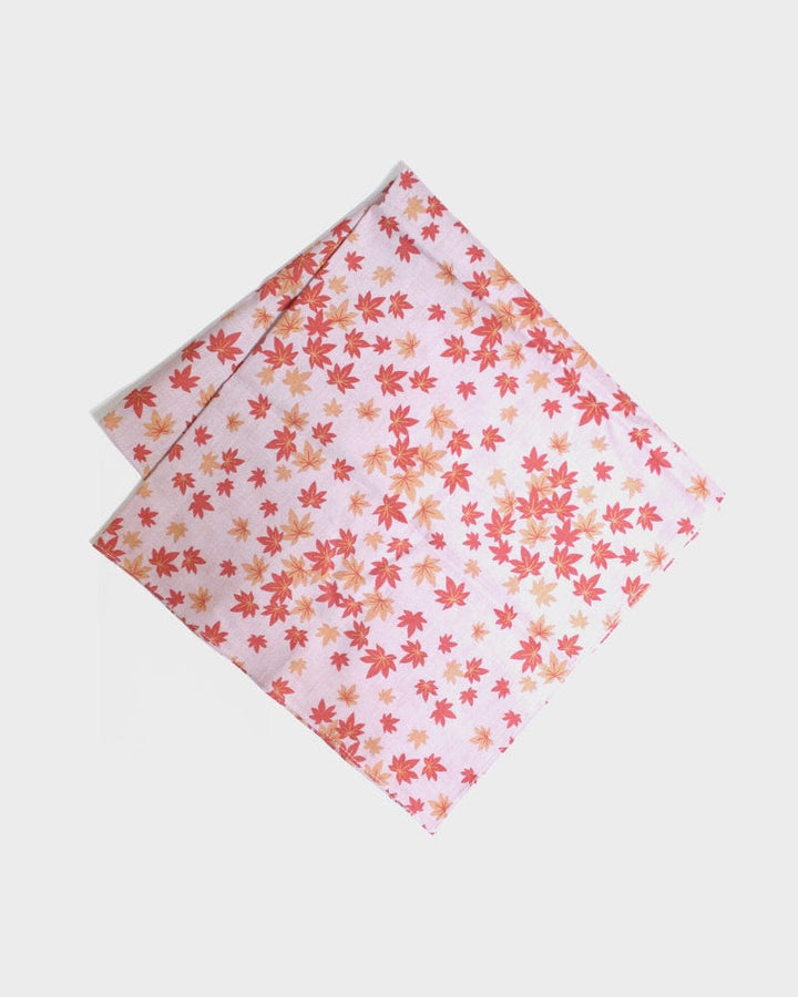 Japanese Handkerchief, Tenasen, Pink Momiji