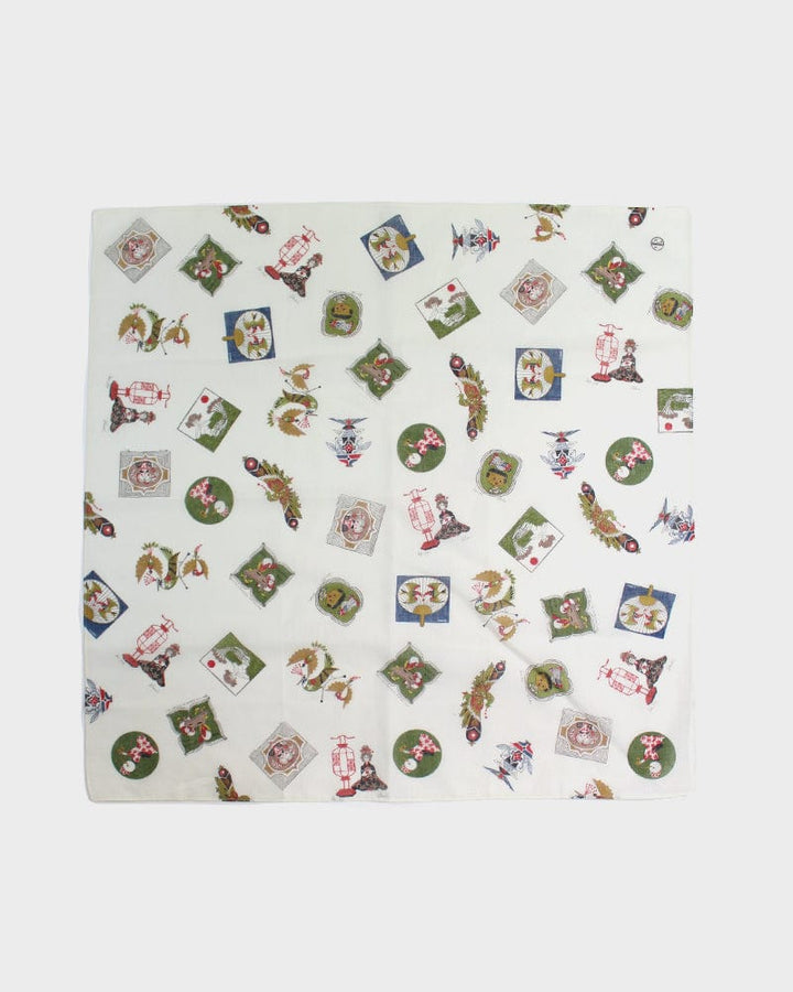 Japanese Handkerchief, Classic, Takeo Takei Woodblock Print Collection