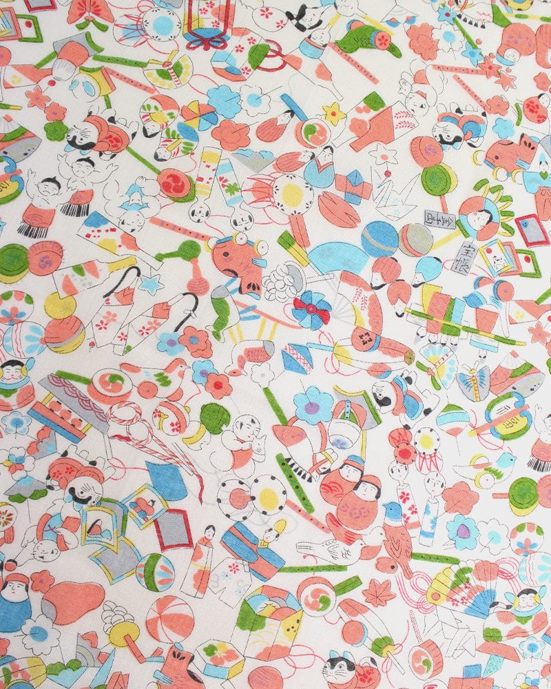 Japanese Handkerchief, Classic, Yonagado, Nostalgic Toys