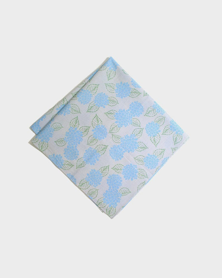 Japanese Handkerchief, Tenasen, Blue Hydrangea