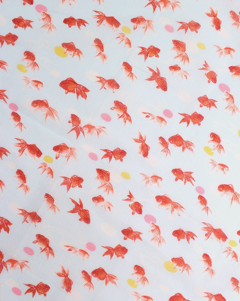 Japanese Handkerchief, Classic, Yonagado, Goldfish