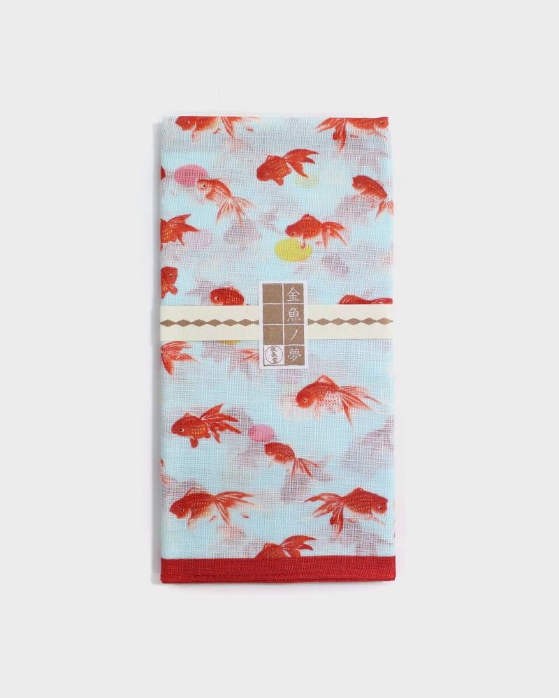 Japanese Handkerchief, Classic, Yonagado, Goldfish