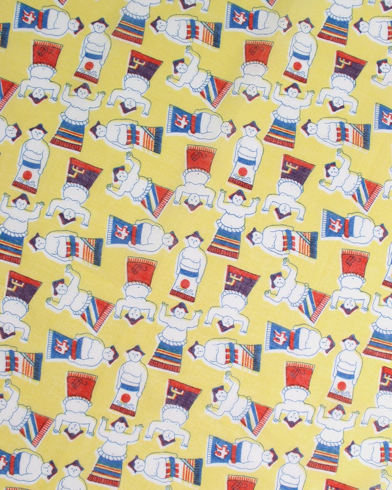 Japanese Handkerchief, Classic, Yonagado, Sumo Wrestlers