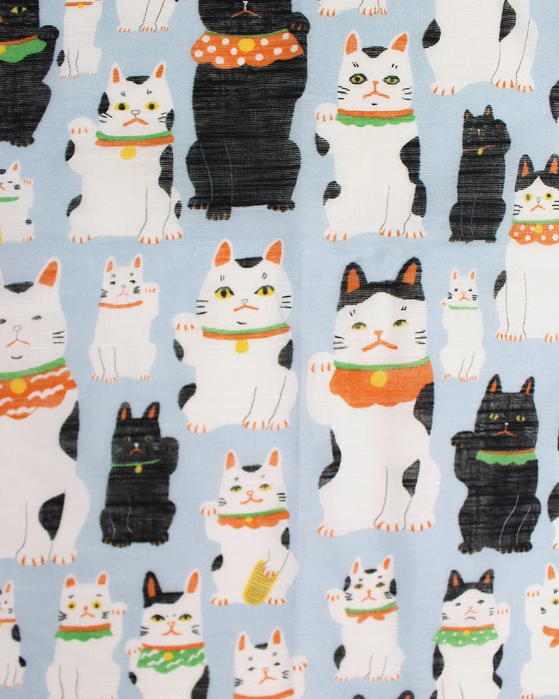 Japanese Handkerchief, Classic, Yoko Matsumoto, Maneki-Neko
