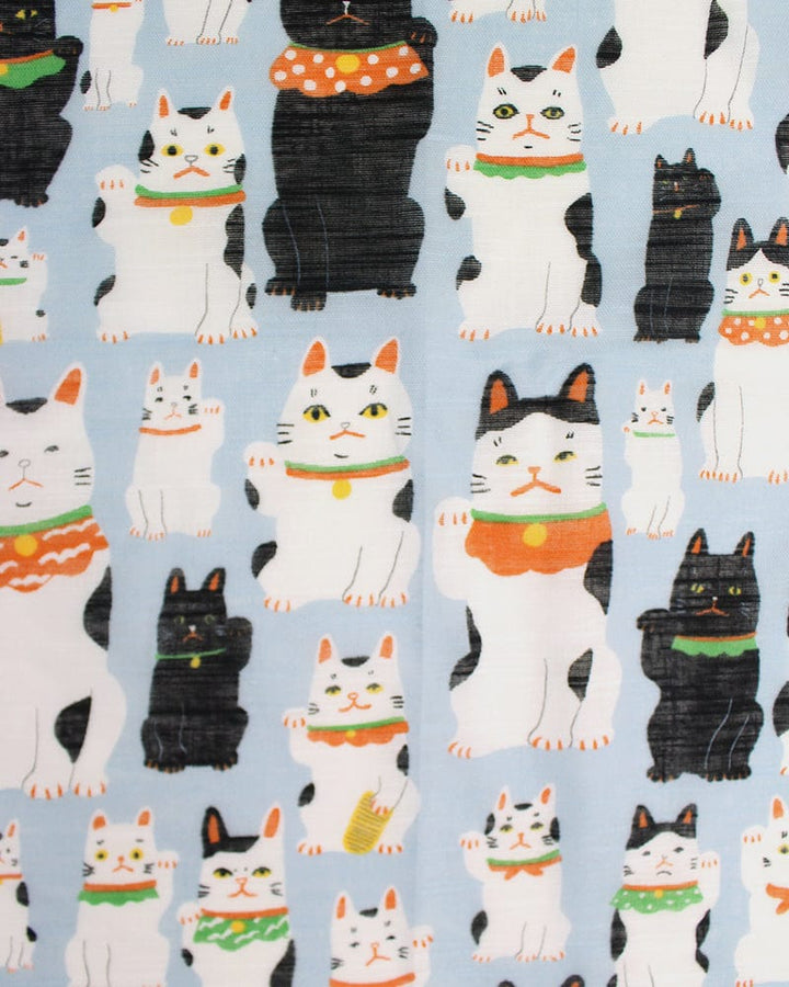 Japanese Handkerchief, Classic, Yoko Matsumoto, Maneki-Neko