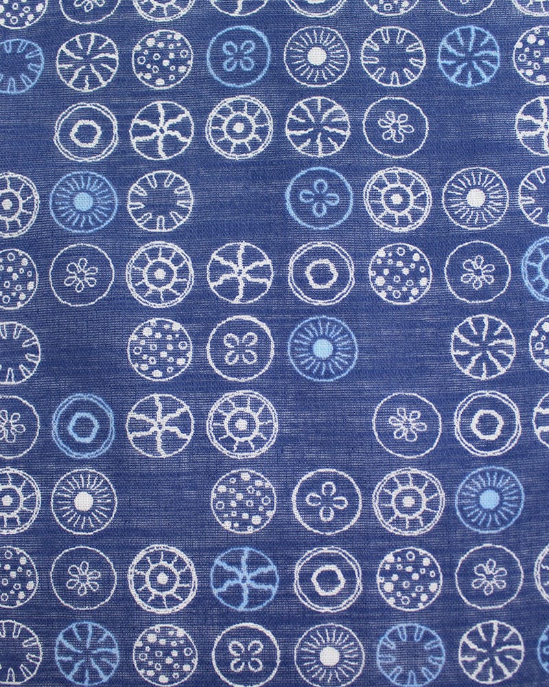 Japanese Handkerchief, Classic, Hannari, Ruri-Iro