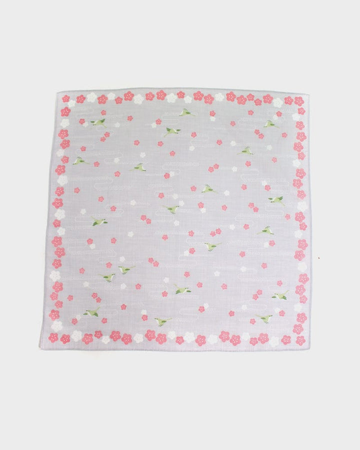 Japanese Handkerchief, Classic, Fushiito, Plum Blossoms