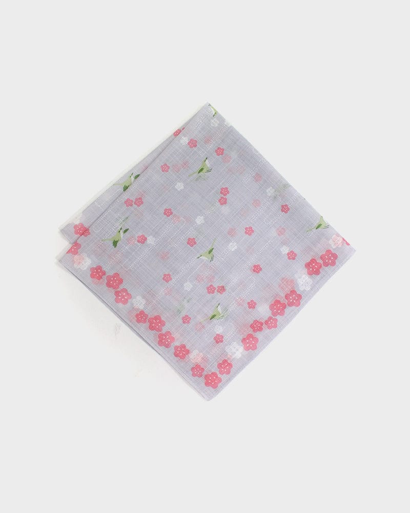 Japanese Handkerchief, Classic, Fushiito, Plum Blossoms