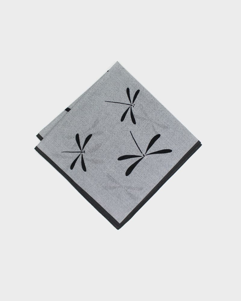 Japanese Handkerchief, Classic, Shofu, Black &amp; Charcoal Tonbo
