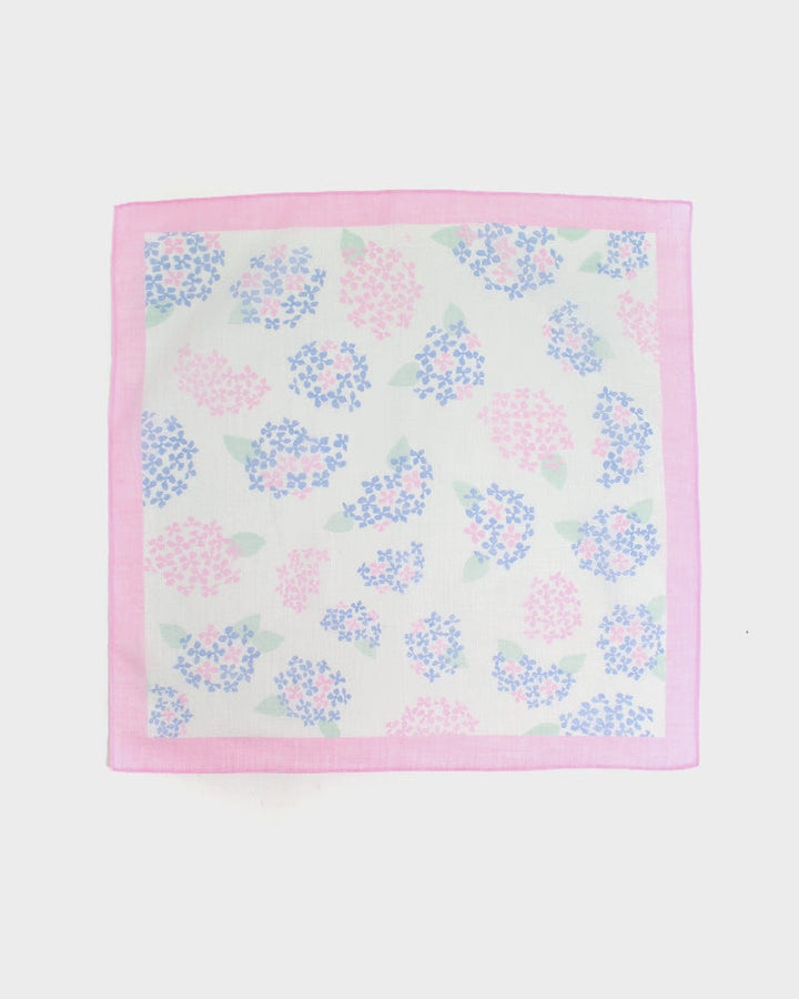 Japanese Handkerchief, Classic, Fushiito, Hydrangea
