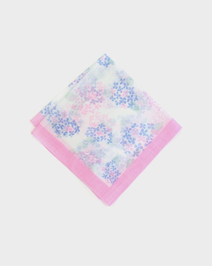 Japanese Handkerchief, Classic, Fushiito, Hydrangea