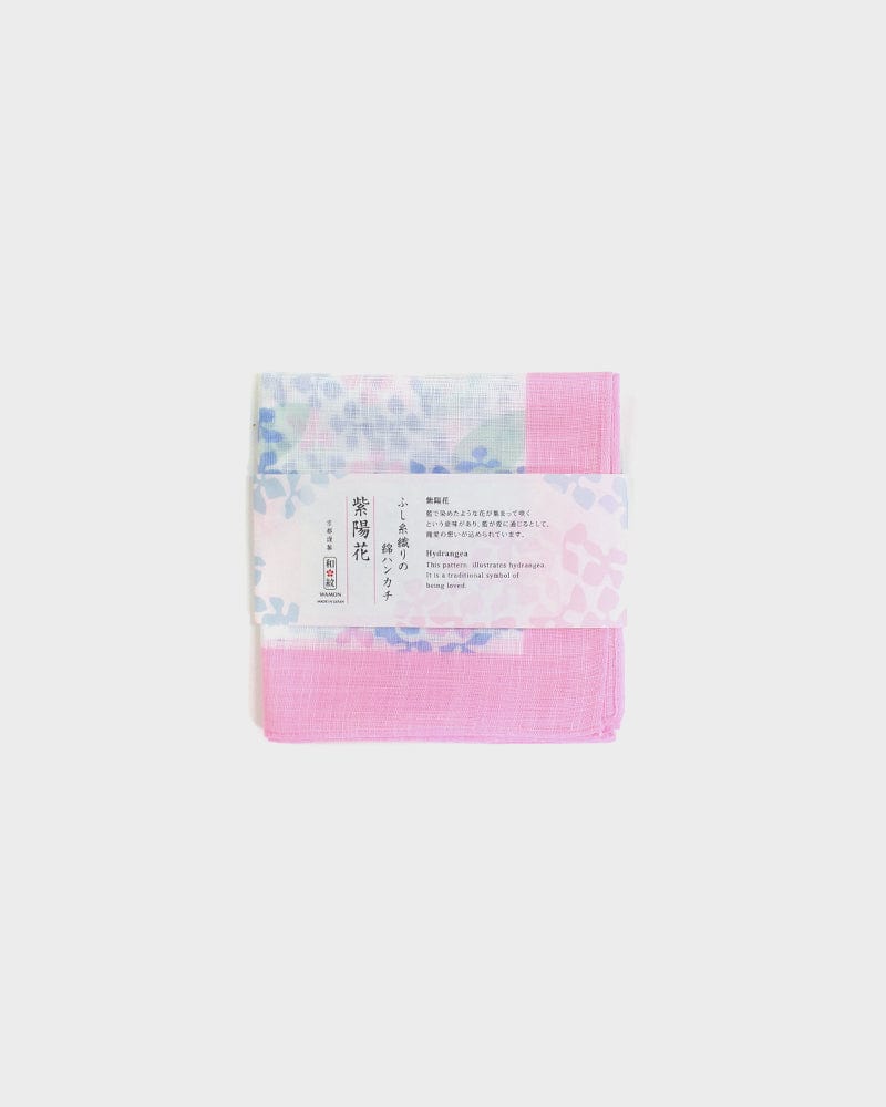 Japanese Handkerchief, Classic, Fushiito, Hydrangea