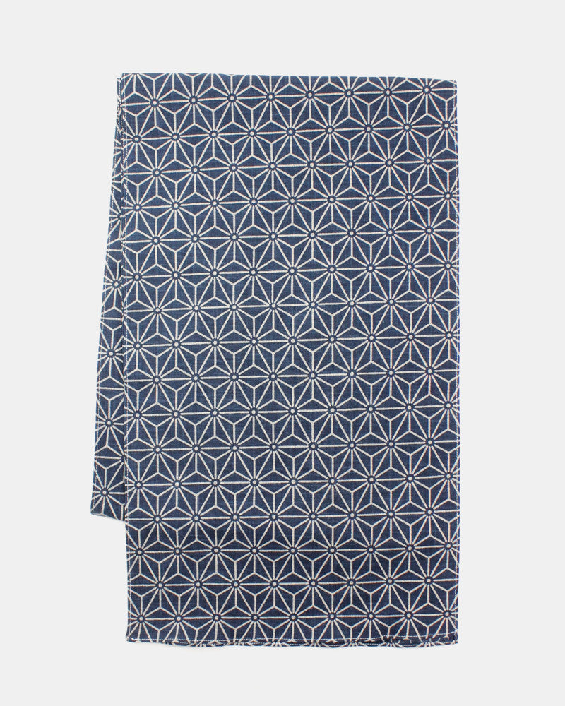 Kiriko Original Scarf, Classic, Indigo Asanoha