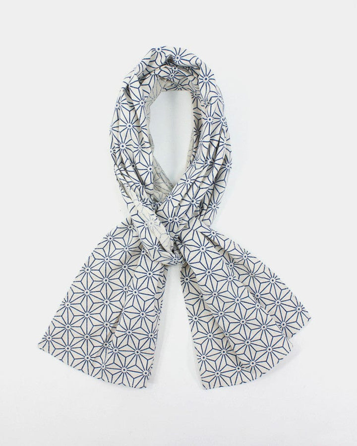 Kiriko Original Scarf, Classic, Cream Asanoha