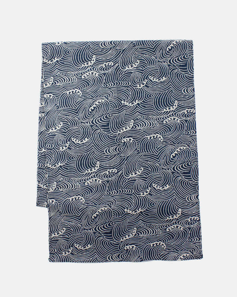 Kiriko Original Scarf, Classic, Indigo Nami