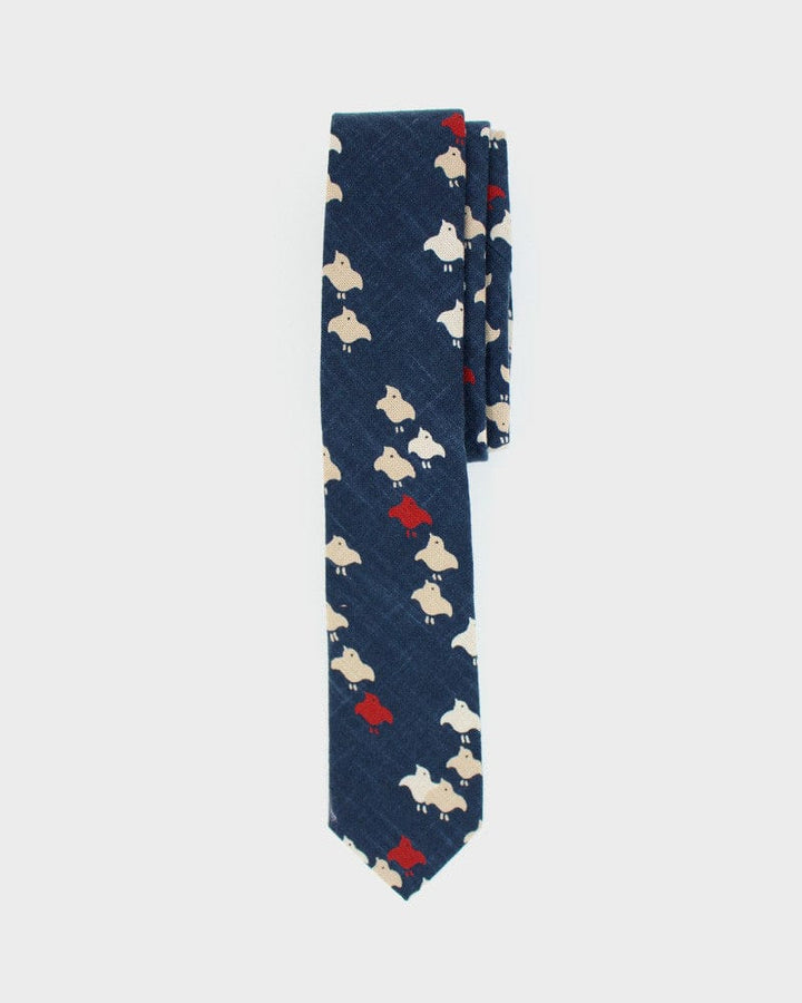 Kiriko Original Tie, Indigo Chidori