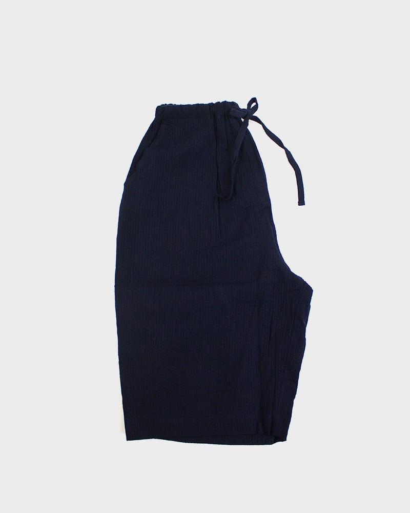 ToK Jinbei Set, Chijimi Weave, Dark Indigo
