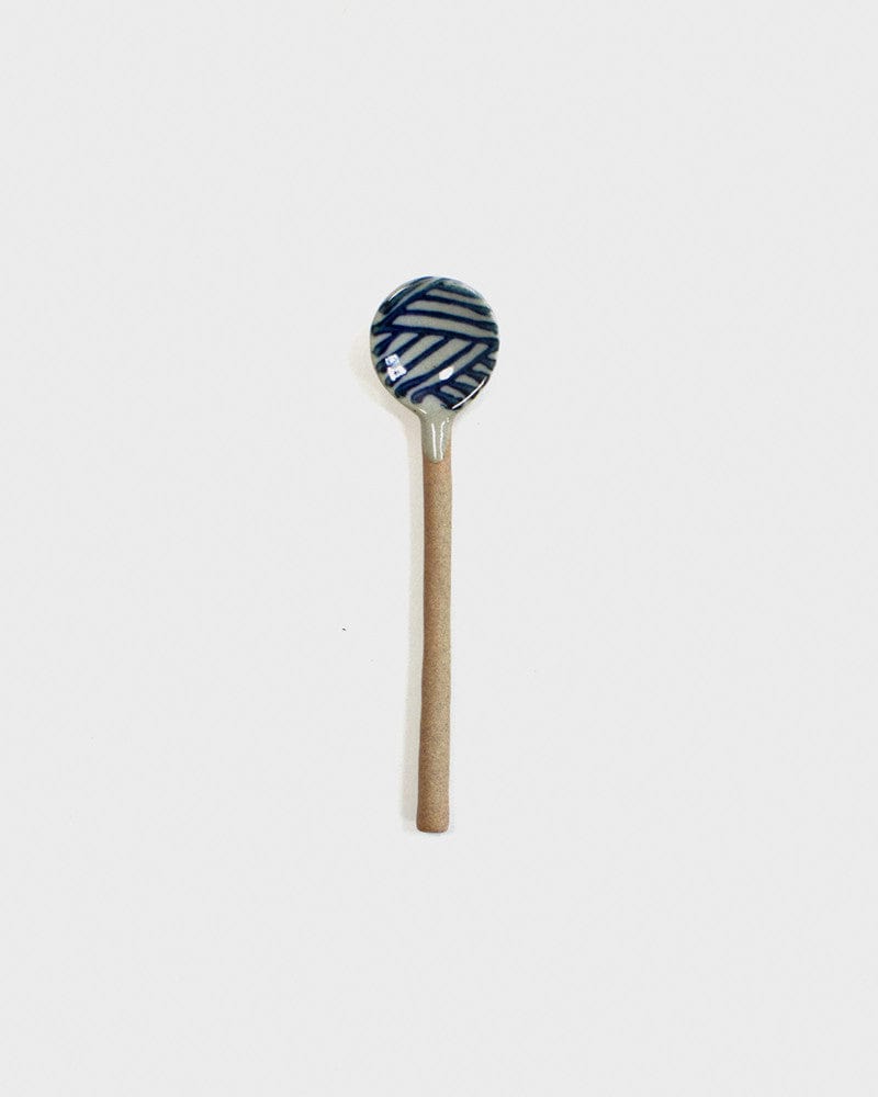 Hand-Painted Spoon, Ichiyama, Classic, Waves