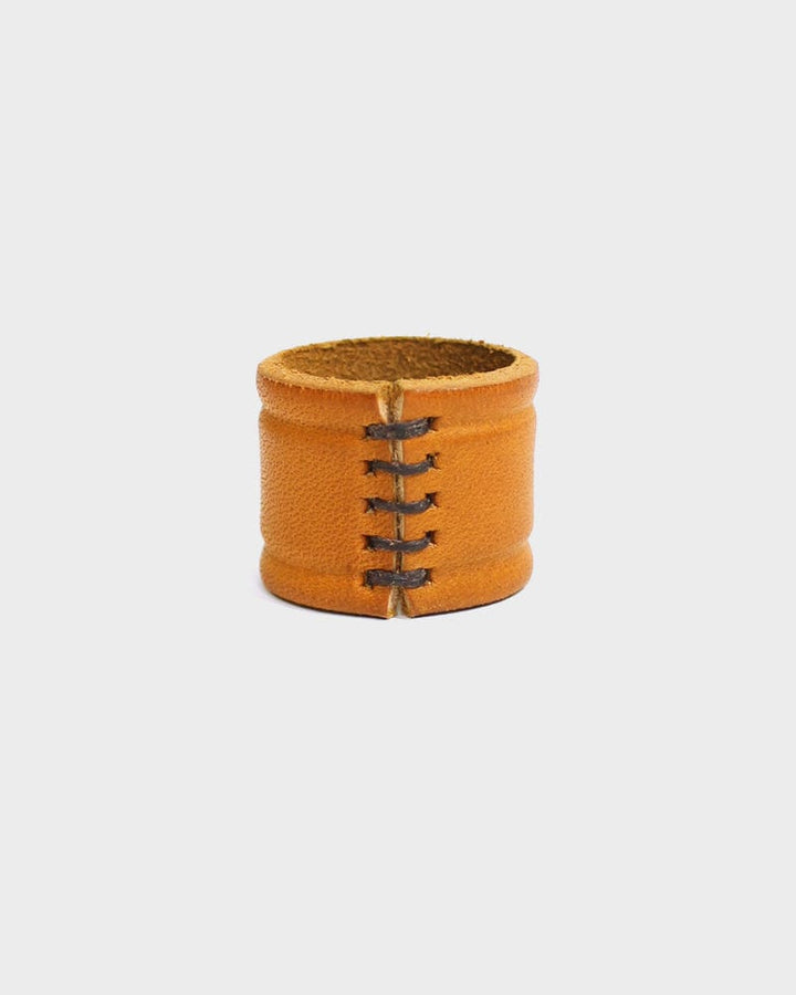 Kiriko Original Embossed Leather Cuff, Tan