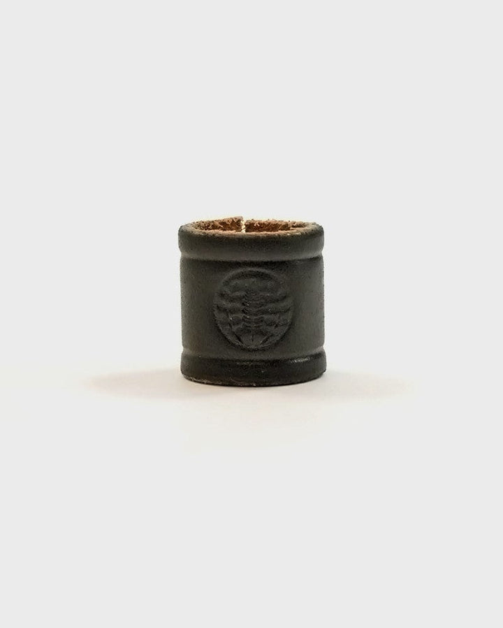Kiriko Original Embossed Leather Cuff, Black