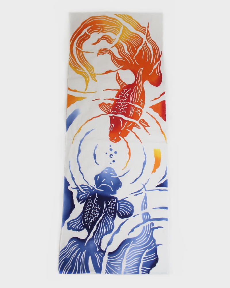 Tenugui, Chusen-Zome, Swimming Goldfish