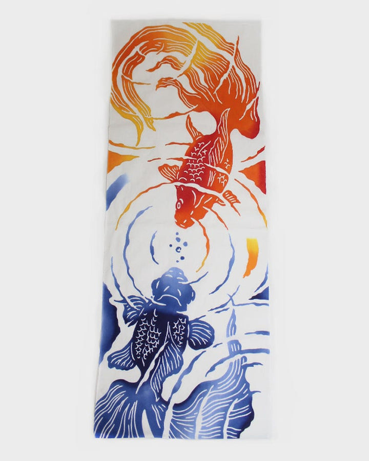 Tenugui, Chusen-Zome, Swimming Goldfish