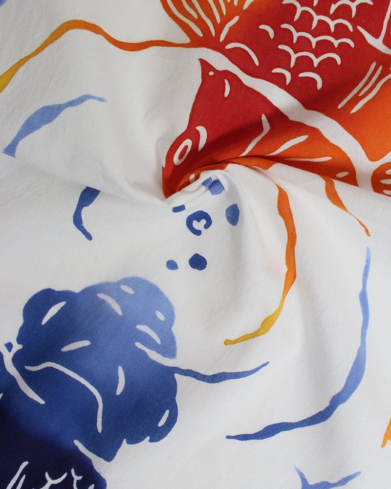 Tenugui, Chusen-Zome, Swimming Goldfish