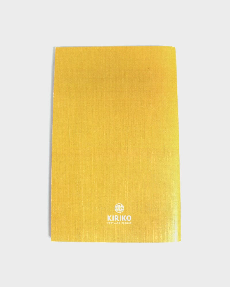 Kiriko Original Lined Notebook, Yellow Shippou