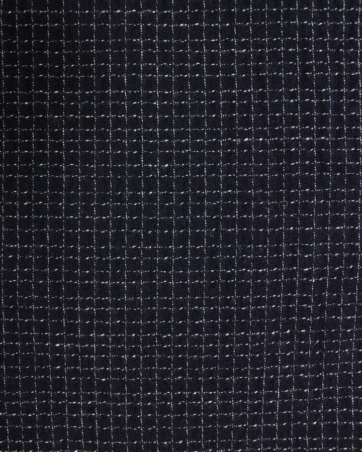 ToK Pants, Chijimi Indigo with Small Grid