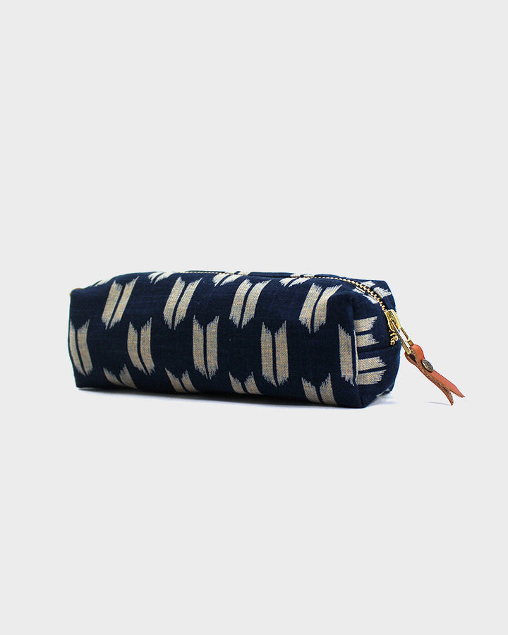 Kiriko Original Pencil Pouch, Indigo Yagasuri