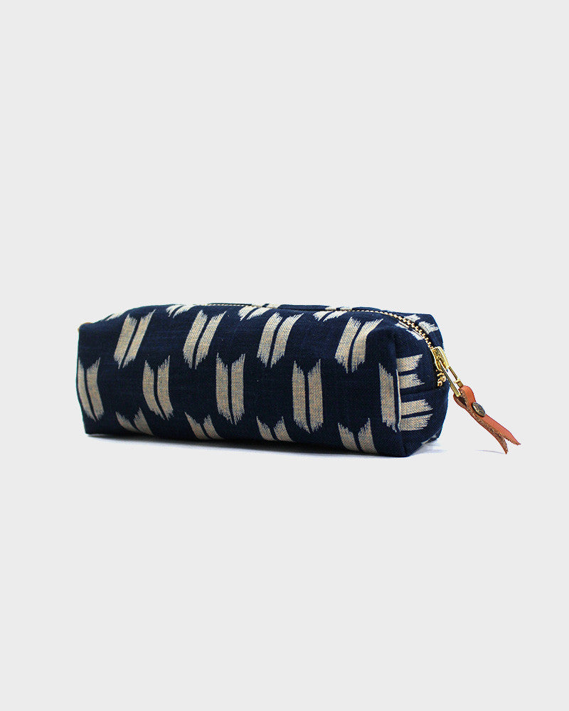 Kiriko Original Pencil Pouch, Indigo Yagasuri